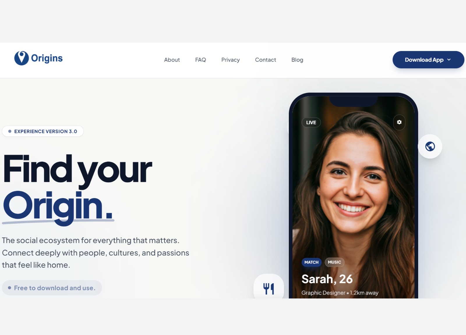 Origins project preview